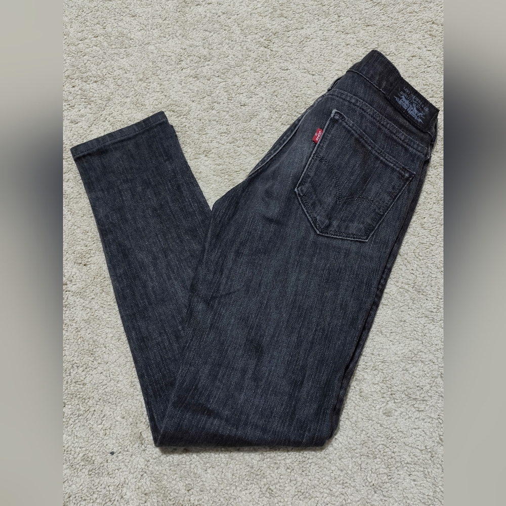 Levis Ultra Low Skinny Dark Denim Jeans